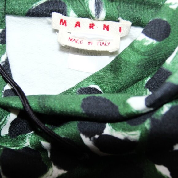 BNWT AW22 MARNI GREEN DOT HOODIE 50 - Picture 8 of 11